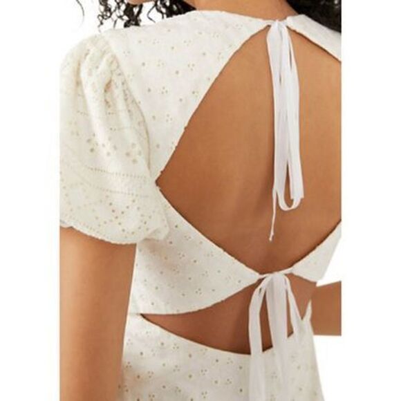 Free people -Apricot Rose Mini Dress - Picture 10 of 10